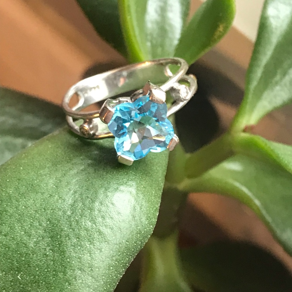 BLUE TOPAZ RING 💍